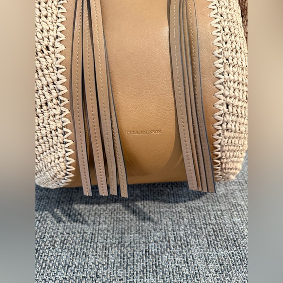 Ulla Johnson Daphne Raffia Tote Bag in Natural - Picture 5 of 14